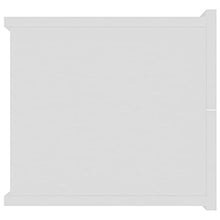 SKM Comodino Bianco 40x30x30 cm in Truciolato