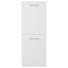 vidaXL Armadio da Bagno Bianco 30x30x80 cm in Legno Multistrato