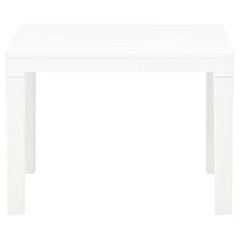 vidaXL Panchine da Giardino 2 pz Bianco in Plastica