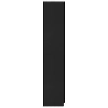 vidaXL Armadio a 3 Ante Nero 120x50x180 cm in Truciolato
