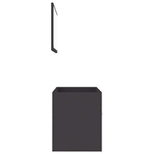 vidaXL Set Mobili da Bagno 2 pz Grigio in Truciolato