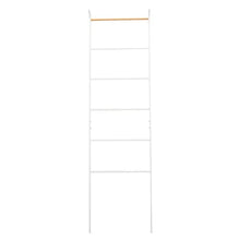 Gerson 2812 Scala Portasciugamani Metallo, Bianco, 45x24x160 cm