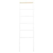Gerson 2812 Scala Portasciugamani Metallo, Bianco, 45x24x160 cm