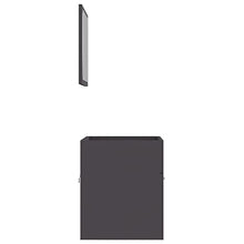vidaXL Set Mobili da Bagno 2 pz Grigio in Truciolato