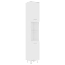 vidaXL Armadio da Bagno Bianco 30x30x179 cm in Truciolato