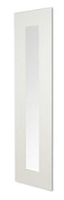 MO.WA Specchio da Parete Lungo con Cornice Misura Esterna cm. 50x180 Bianco Shabby Chic. Made in Italy. Fatta a Mano.
