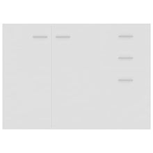 vidaXL Credenza Bianca 105x30x75 cm in Truciolato