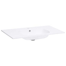 vidaXL Lavabo da Incasso 605x460x105 mm in SMC Bianco