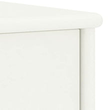 vidaXL Comodino Bianco 35x30x40 cm in Legno Massello di Pino