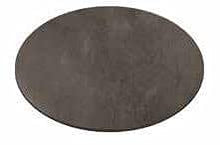 Milani Home s.r.l.s. Piano per Tavolo Moderno A Colonna da Assemblare Ideale per Bar E Ristoranti, Cm Diametro: 70x10 H