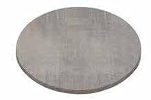 Milani Home s.r.l.s. Piano per Tavolo Moderno A Colonna da Assemblare Ideale per Bar E Ristoranti, Cm Diametro: 80x18 H