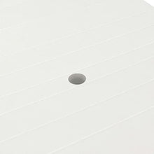 vidaXL Tavolo da Giardino 210x96x72 cm Plastica Bianco Tavolino Tavola Esterni