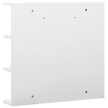 vidaXL Armadietto a Specchio Bianco 66x17x63 cm in MDF