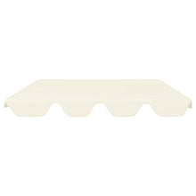 OUSEE Baldacchino per Dondolo Giardino Crema 226x186 cm 270 g/m2