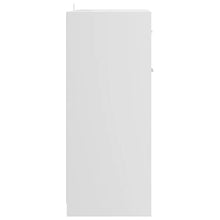 vidaXL Armadio da Bagno Bianco Lucido 60x33x80 cm in Truciolato