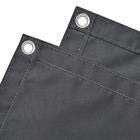 Moboo Frangivista PB2 PES per balcone con occhielli e fascetta per cavi, disponibile in 8 giorni, in 5 misure e 2 colori 420D (nero, 0,9 x 4 m)