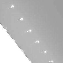 vidaXL Specchio da Bagno con Luci a LED Bianco Interni Casa Specchiera Trucco