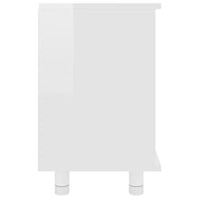 vidaXL Armadio da Bagno Bianco Lucido 60x32x53,5 cm in Truciolato