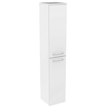 Fackelmann - Set di mobili da bagno 5 pezzi Lima con lavabo in ceramica 60 cm e specchio rotondo a LED