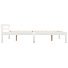 FAMIROSA Giroletto con 4 Cassetti Bianco in Massello di Pino 140x200 cm-0420