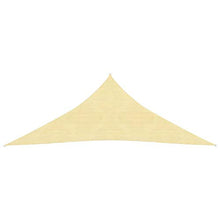 vidaXL Vela Parasole 160 g/m² Beige 3x3x3 m in HDPE