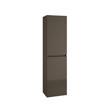 ALLIBERT - Set di mobili da bagno premontati, funzione Softclose, mobiletto a specchio, 80 cm, colore: Grigio