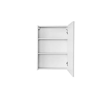 Planetmöbel Armadietto da bagno con specchio, per bagno degli ospiti, 50 cm, colore bianco