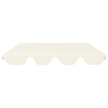 Oushome Baldacchino per Dondolo Giardino Crema 192x147 cm 270 g/m2