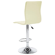 vidaXL Sgabelli da Bar 2 pz Crema in Similpelle