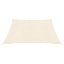 vidaXL Vela Parasole 160 g/m² Crema 6x6 m in HDPE