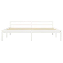 FAMIROSA Giroletto con 2 Cassetti Bianco in Massello di Pino 160x200 cm-0418