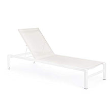 Lettino Impilabile Konnor Bianco con Ruote Cx21 Bizzotto cod.0662284