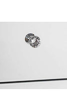 DENZZO - Cassettiera in legno argento e specchio Tiffany
