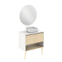 Amizuva Nara Top - Mobile da bagno, in legno, 80 cm, 4 pezzi