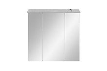 Cartello Meyer armadietto a specchio Tom, 70,5 x 72,5 x 24 cm