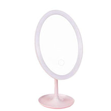 LLG Household Items& con Luce Ricaricabile, Trucco dello Specchio del LED con Touch Screen dimmerabile 180 Gradi Rotazione Libera