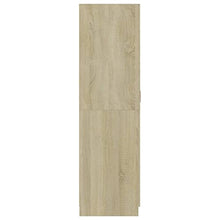 vidaXL Armadio Compatto Elegante Robusto con Scomparto e Asta Arredo Guardaroba Appendiabiti Organizer Casa Rovere Sonoma 80x52x180 cm in Truciolato