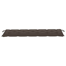vidaXL Panca da Giardino con Cuscino Talpa 175 cm in Legno di Teak