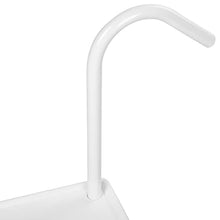 PrimeMatik - Tavolo Rettangolare in Polipropilene per Balcone 52x40cm Bianco