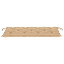 vidaXL Panca da Giardino con Cuscino 120 cm in Massello di Acacia