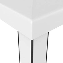 vidaXL Gazebo con Tetto Doppio 3 x 6 m Bianco