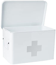 Zeller 18119 Scatola per Medicinali, Metallo, Bianco, 32x19.5x20 cm
