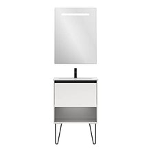 Amizuva Yoko Mobile da bagno, in legno, 60 cm, 3 pezzi