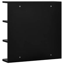 vidaXL Armadietto a Specchio Nero 66x17x63 cm in MDF