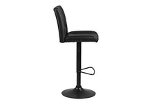 Amazon Brand - Movian Sarnen - Set da 2 sgabelli da bar, 52 x 41,5 x 115 cm, nero