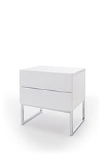 Robas Lund Comodino, Bianco, BxHxT 50x50x40 cm