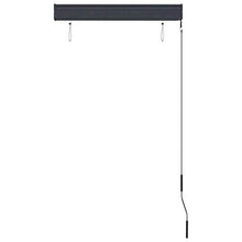 vidaXL - Tenda avvolgibile per esterni, 80 x 250 cm, giallo e blu