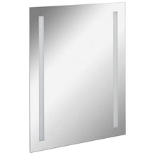 Facchellmann - Set mobili da bagno B.Perfect, 3 pezzi, con mobiletto sottolavello, con lavabo in ceramica da appendere, 60 cm e specchio da bagno a LED