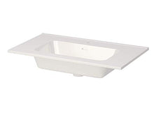 Randalsa Mobili KOL 60 cm | Laccato Bianco | 60 x 60 x 45 cm | Mobile con 2 cassetti + lavabo in Ceramica