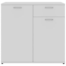 vidaXL Credenza bianca, 80 x 36 x 75 cm, truciolato